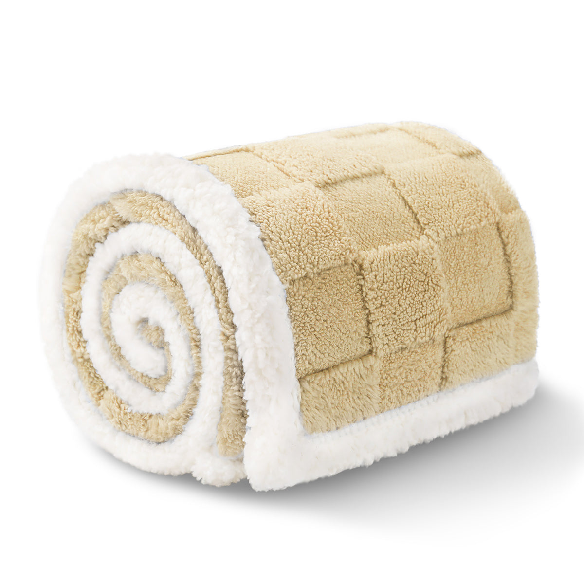 Reversible 3D Jacquard Soft Waterproof Pet Blanket for Large Dogs and Cats