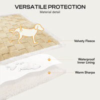 Reversible 3D Jacquard Soft Waterproof Pet Blanket for Large Dogs and Cats