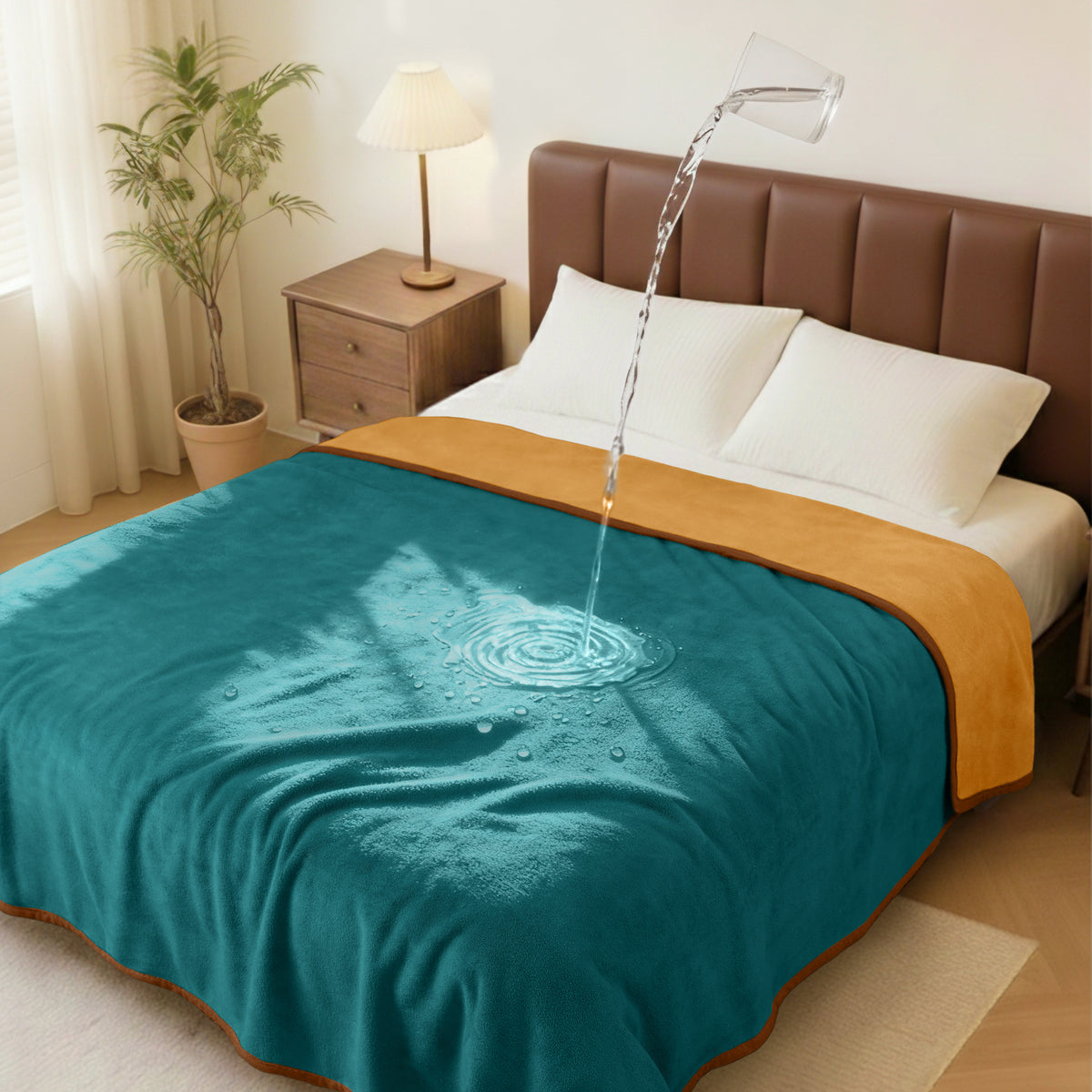 soft-polar-fleece-waterproof-pet-blanket-for-medium-large-dogs#color_green