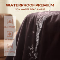 Soft Polar Fleece Waterproof Pet Blanket for Medium Large Dogs