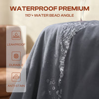 Soft Polar Fleece Waterproof Pet Blanket for Medium Large Dogs