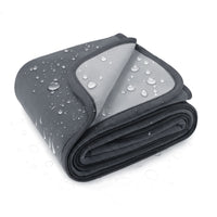 Soft Polar Fleece Waterproof Pet Blanket for Medium Large Dogs