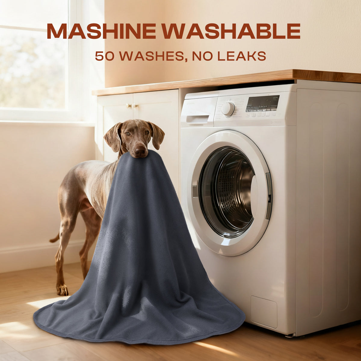 Soft Polar Fleece Waterproof Pet Blanket for Medium Large Dogs