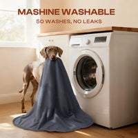 Soft Polar Fleece Waterproof Pet Blanket for Medium Large Dogs
