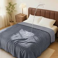Soft Polar Fleece Waterproof Pet Blanket for Medium Large Dogs
