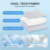 Pet Washable Soft Breathable Self-Cooling Blanket for Sofa Crate Bed