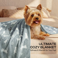 1 Pack 3 Small Pet Blanket Paw Printed Throw