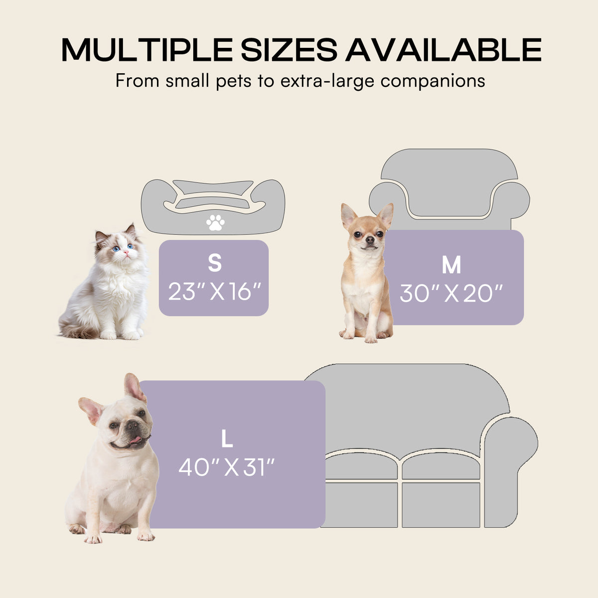 1 Pack 3 Small Pet Blanket Paw Printed Throw