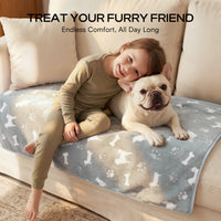 1 Pack 3 Small Pet Blanket Paw Printed Throw
