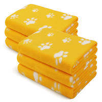 1-pack-6-cute-soft-fleece-blanket-for-small-medium-dogs-cats#color_yellow