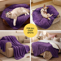 soft-sherpa-fleece-puppy-reversible-waterproof-blanket-for-large-dogs#color_dark-purple