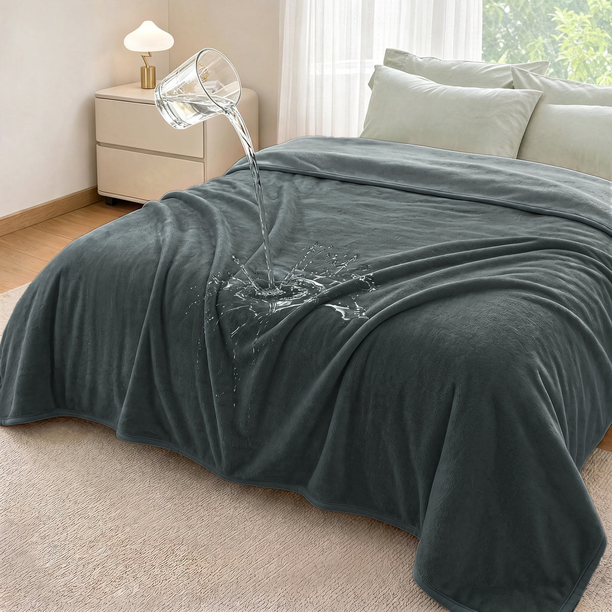 reversible-sherpa-fleece-waterproof-pet-blanket-for-dogs-and-cats#color_grey