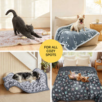 Waterproof Dog & Cat Blanket for Couch Sofa Bed