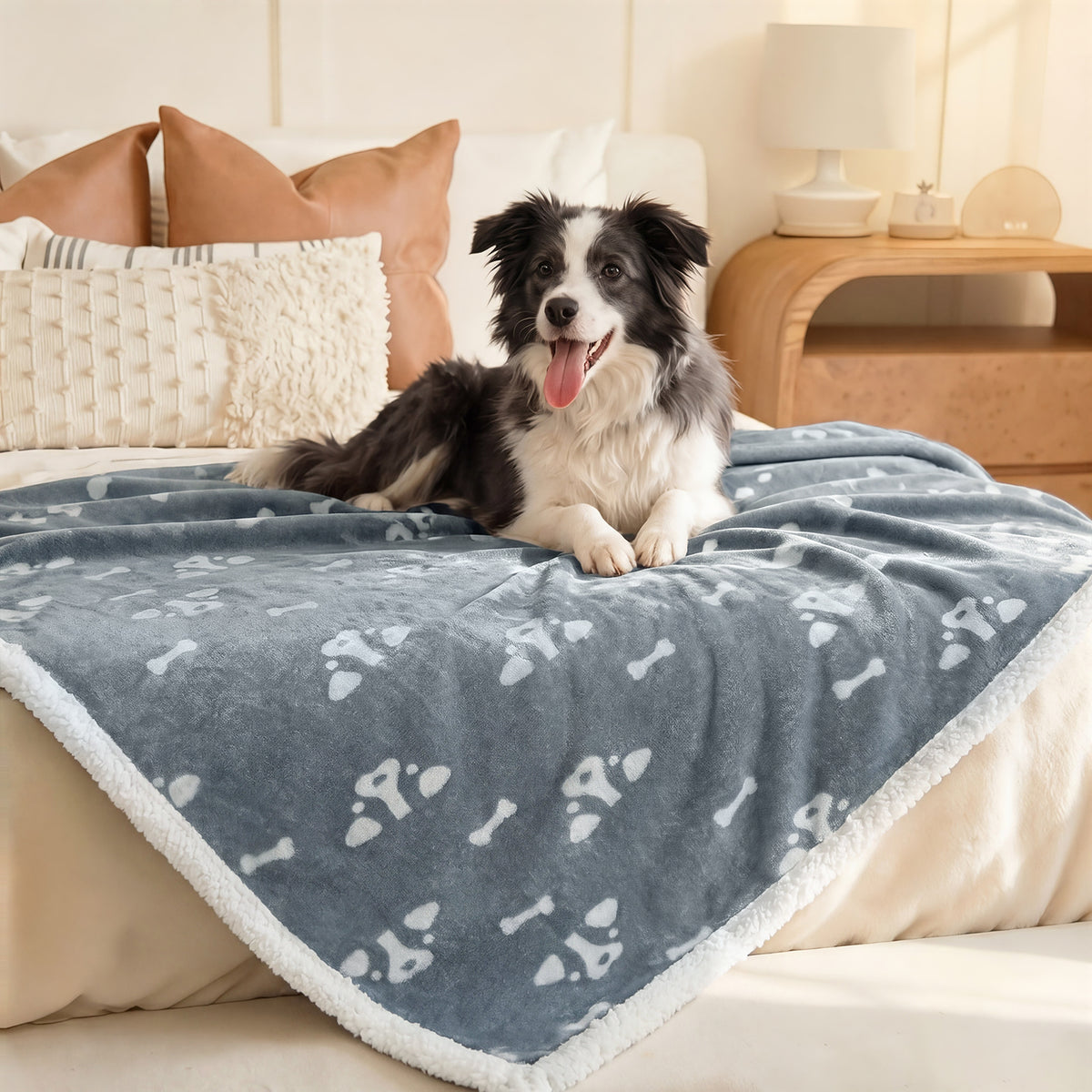 Waterproof Dog & Cat Blanket for Couch Sofa Bed