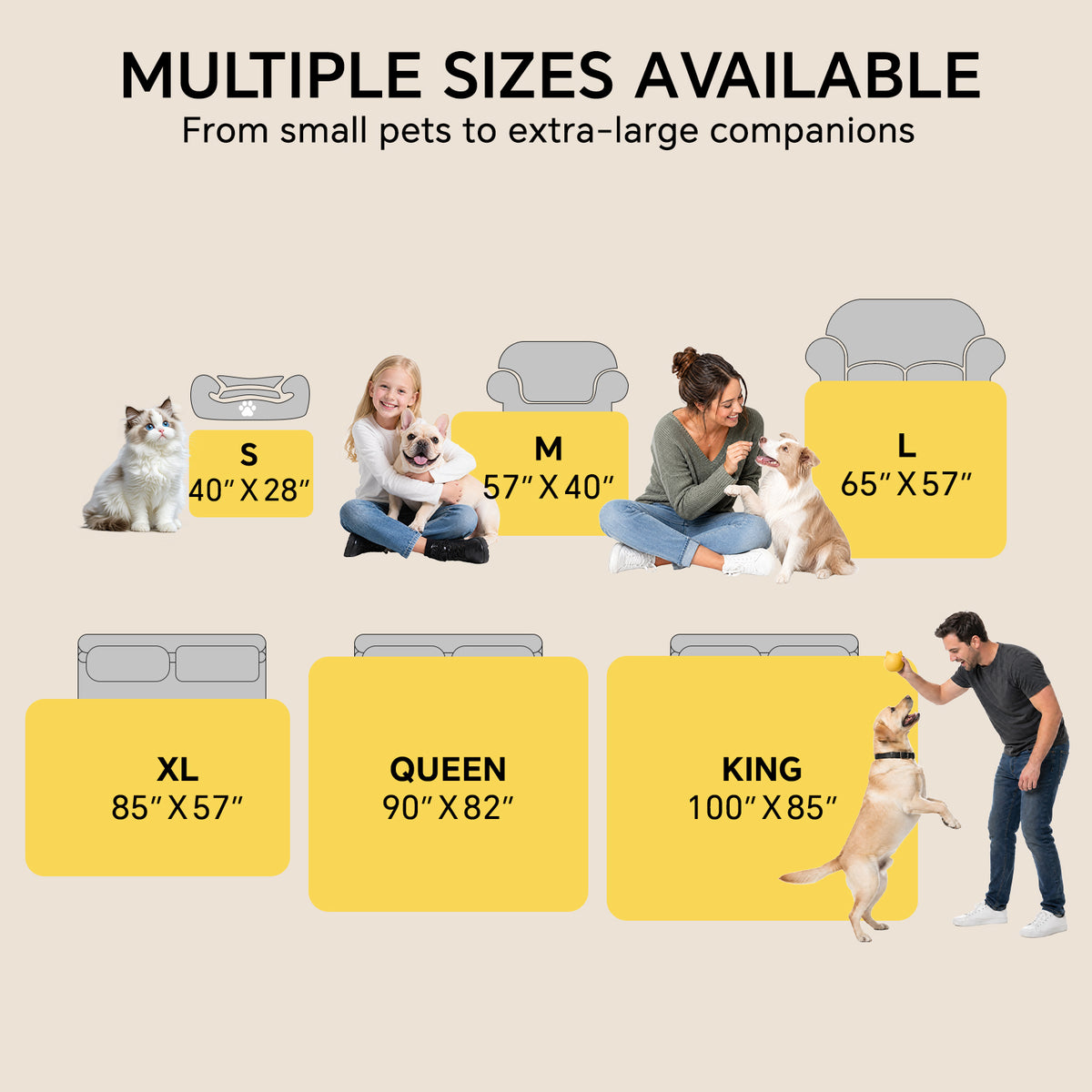 Waterproof Dog Blankets for Dog & Cat