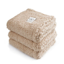 Load image into Gallery viewer, Soft Sherpa Dog Blanket for Dog Puppy Cat Beige