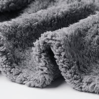 Soft Sherpa Dog Blanket for Dog Puppy Cat Beige/Black/Grey