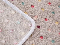 1 Pack 3 Soft Flannel Dog Blanket for Sofa Beige/Brown/Pink