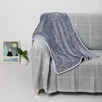 1 Pack 3 Soft Flannel Dog Blanket for Sofa Grey