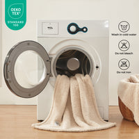 Soft Sherpa Dog Blanket for Dog Puppy Cat Beige