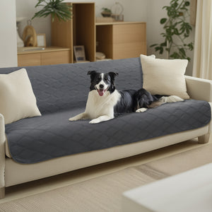 Waterproof Couch Cover Blanket for Dogs Grey