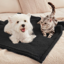 Load image into Gallery viewer, Soft Sherpa Dog Blanket for Dog Puppy Cat Black