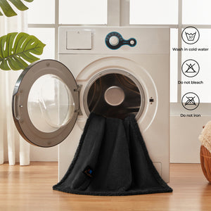 Reversible Waterproof Blanket for Large Dogs Black