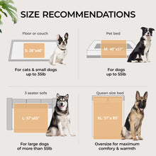 Load image into Gallery viewer, Reversible Waterproof Blanket for Large Dogs Black