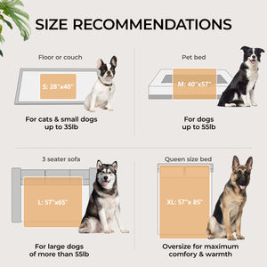 Reversible Waterproof Blanket for Large Dogs Pink White