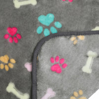 Fleece Pet Blankets- Bone