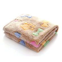 Load image into Gallery viewer, Fleece Pet Blankets- Bone