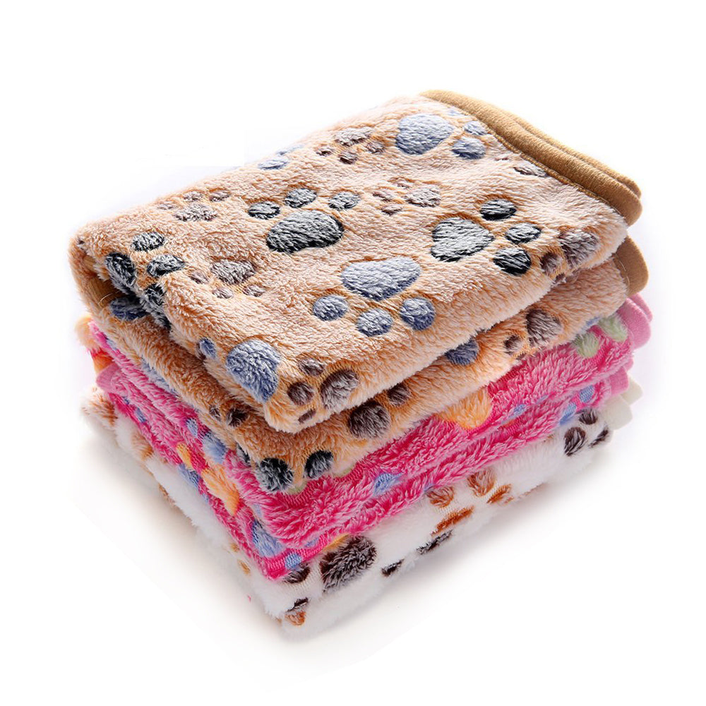 Fleece Pet Blankets- Paw