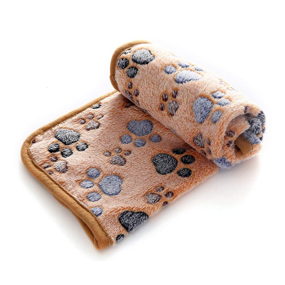 Fleece Pet Blankets- Paw